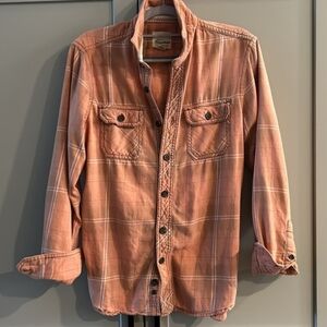 🌷Farmstead Washed Vintage Flannel Shirt